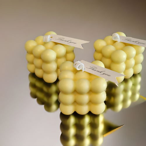 Bubble Cube Soy Candle