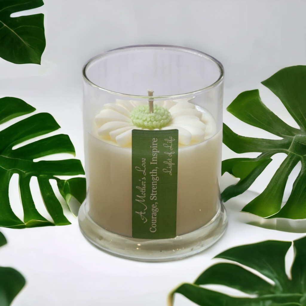Daisy Themed Soy Candles