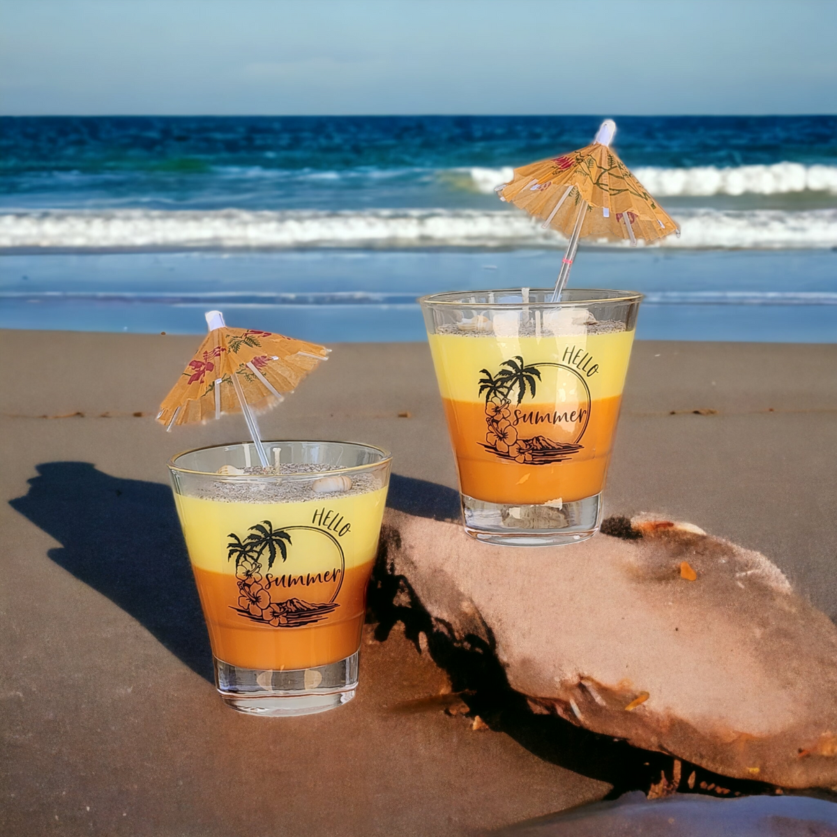 Beach Life Ombre Candle