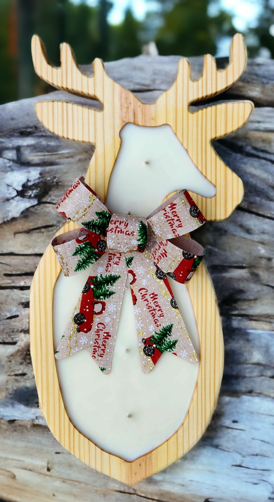 Wooden Deer Soy Wax Candle