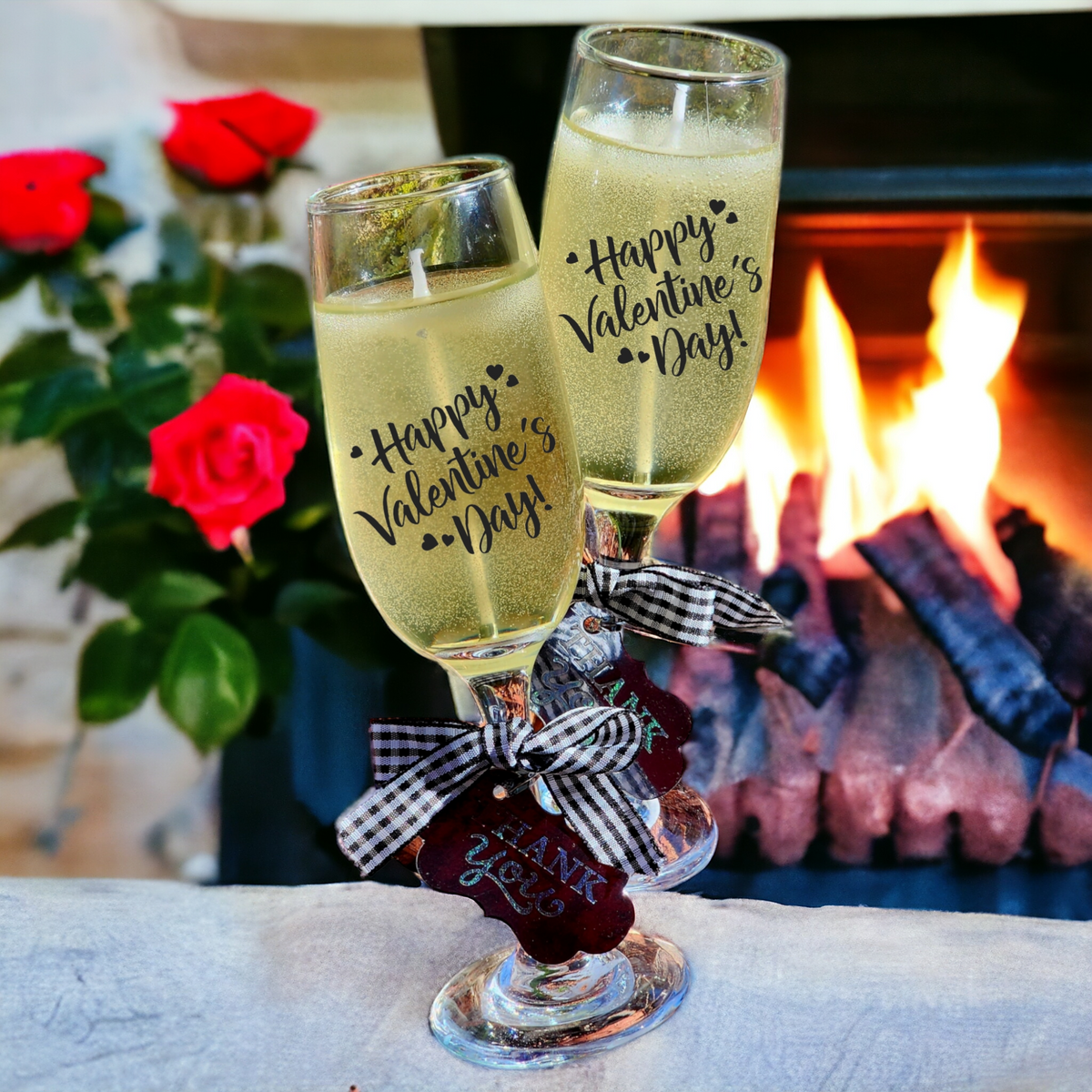 Champagne Candle