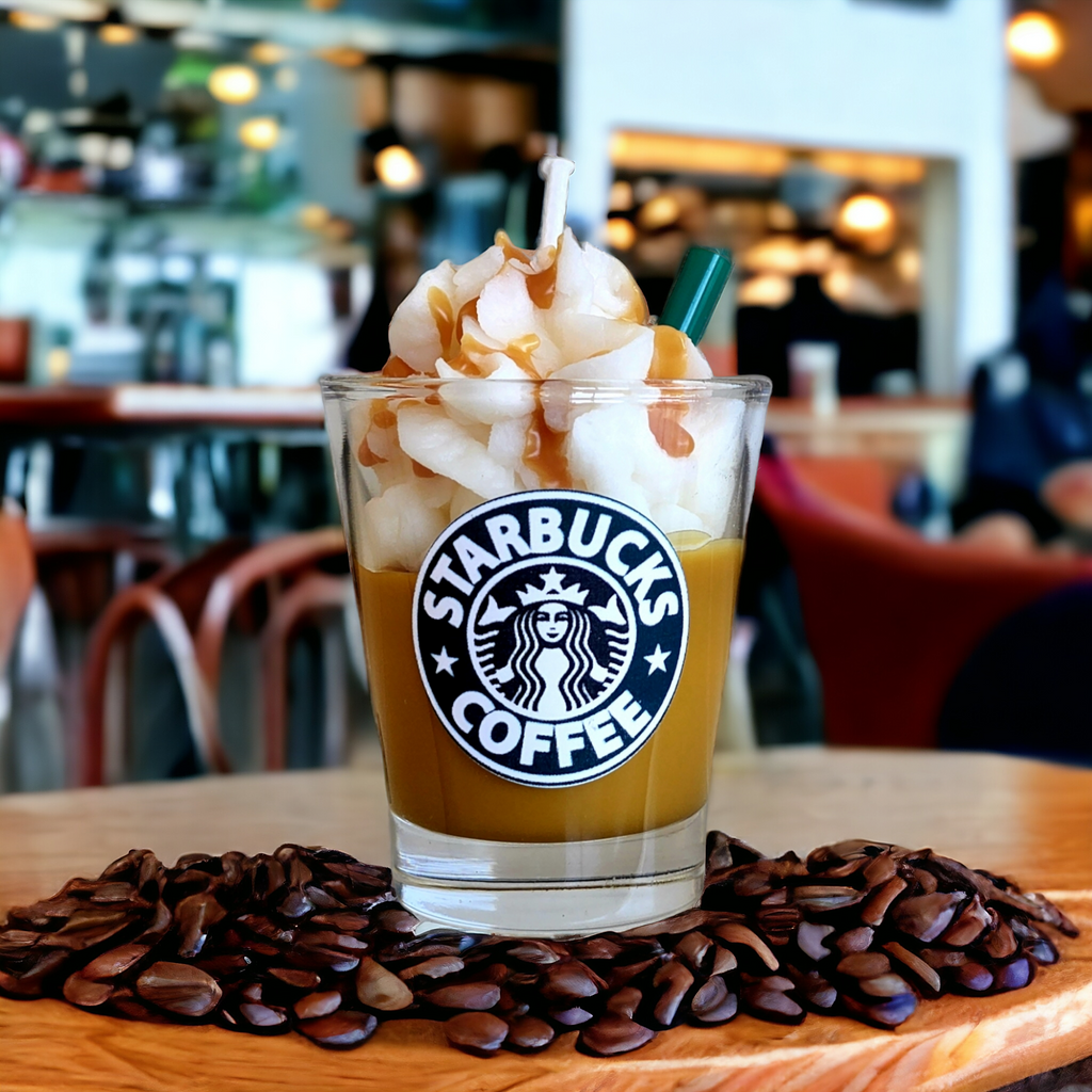 Mini Starbucks Themed Soy Candle