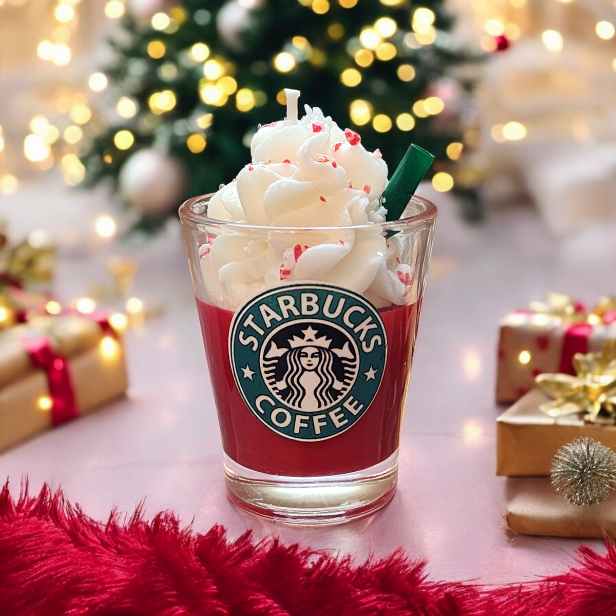 Holiday cafe soy candle (5oz)