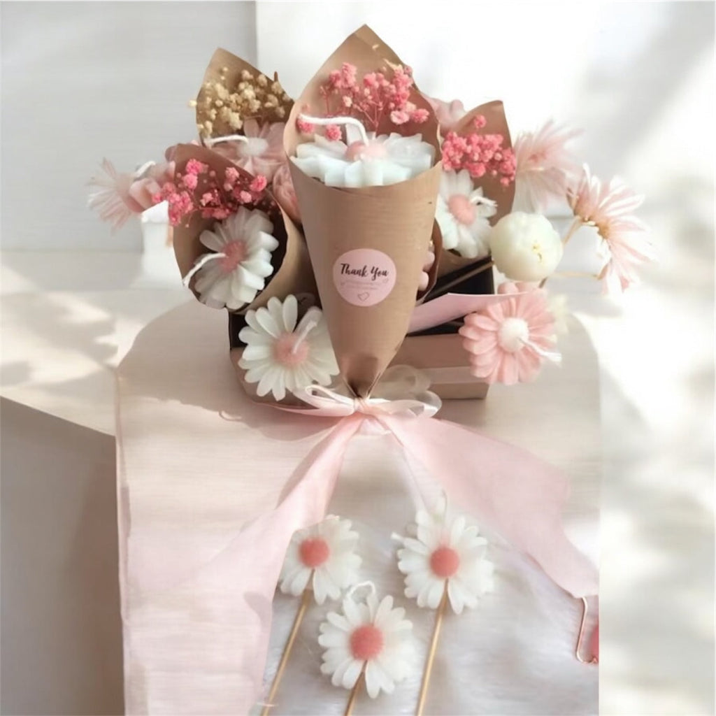 Floral Bouquet Soy Wax Candles