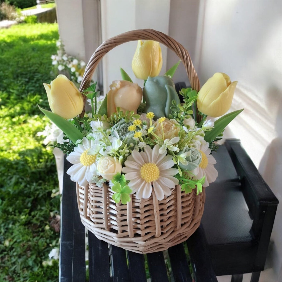 Wax Melt Soy Wax Rose Bouquet (Yellow)