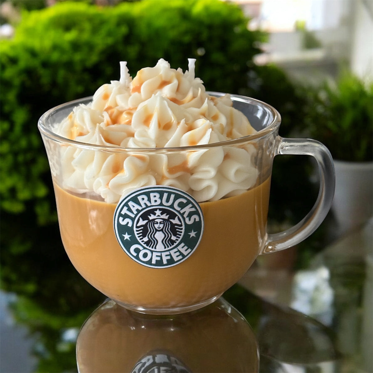 starbucks cafe theme scented soy wax candle