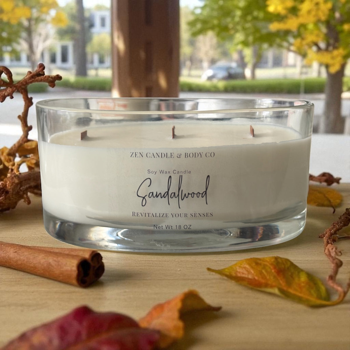 Elegant Oval Jar Soy Candle