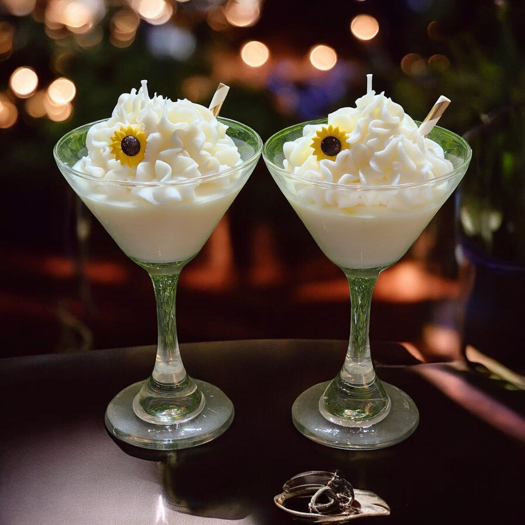 Sunflower Martini Soy Wax Candle