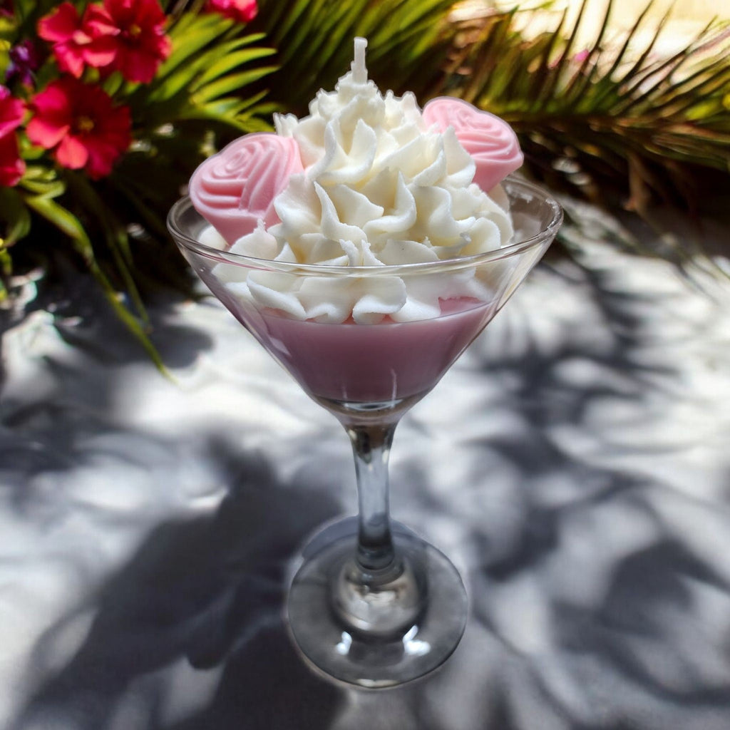 Martini Theme Soy Wax Candle