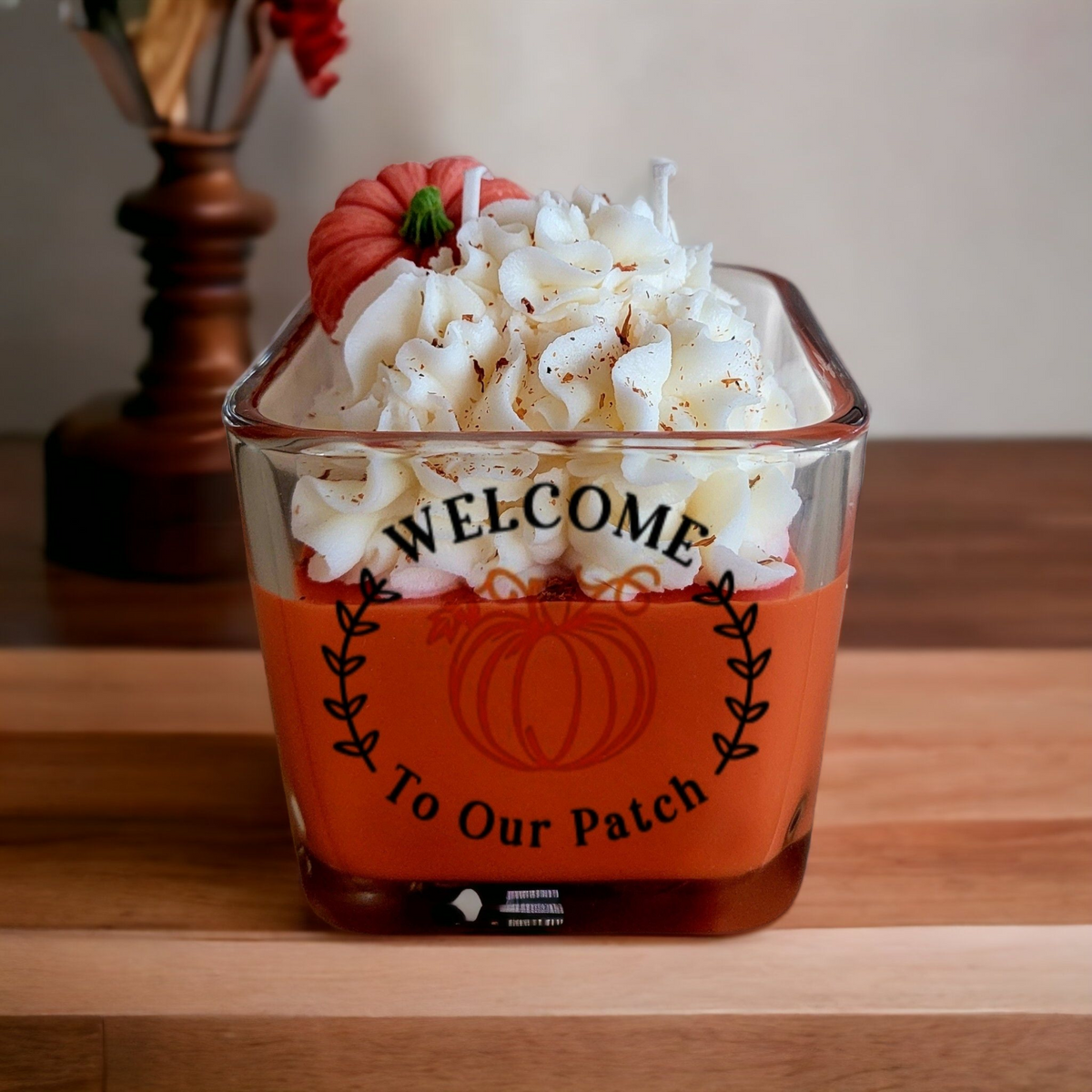 Welcome Pumpkin Scented Soy Wax Candle