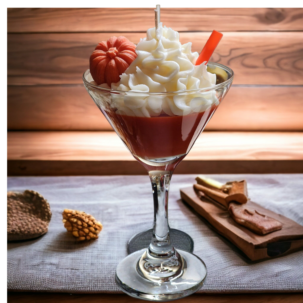 Pumpkin Martini Scented Soy Wax Candle